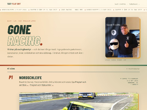 Skärmdump av Gone Racing