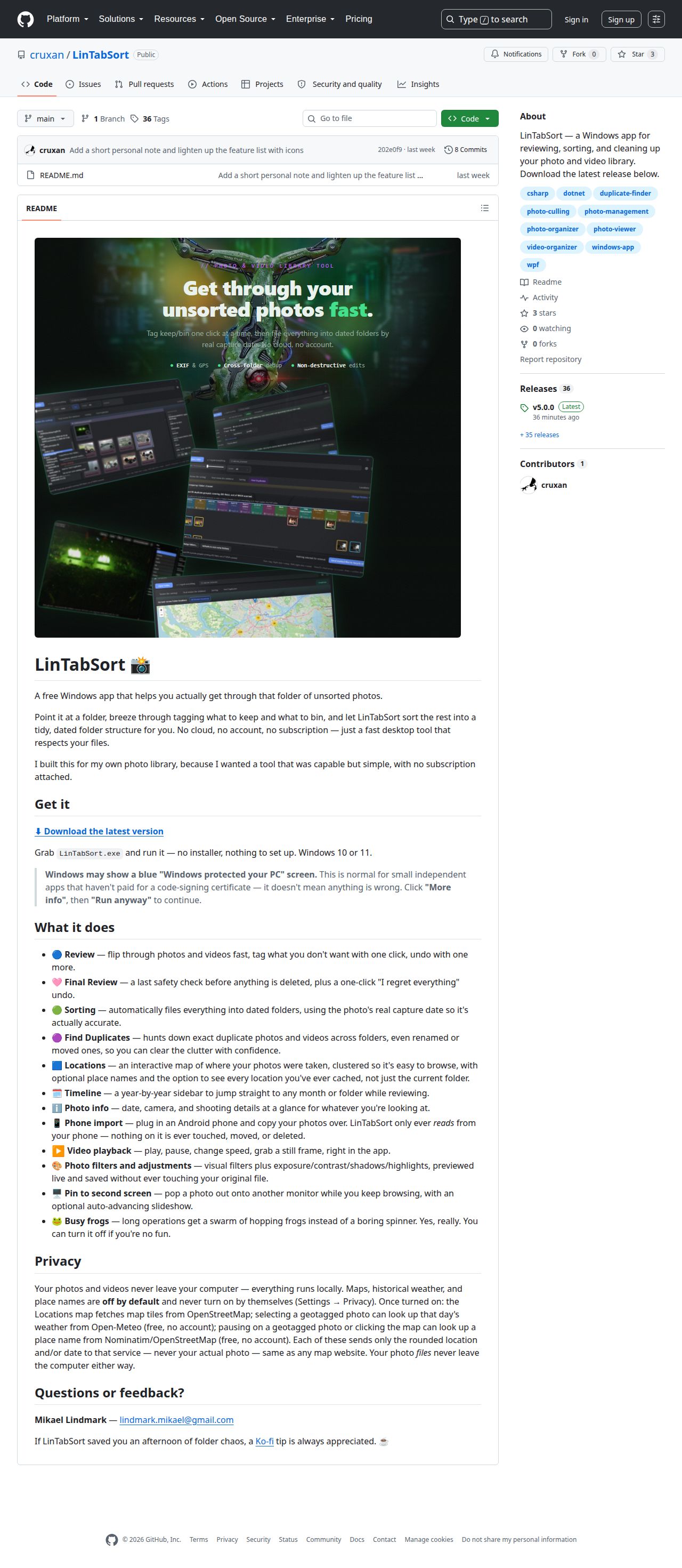 Lintabsort