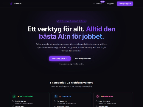 Skärmdump av Saivora