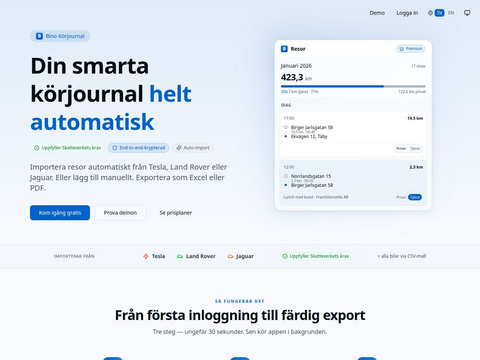 Skärmdump av Bino