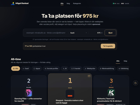 Skärmdump av Hogstrankad
