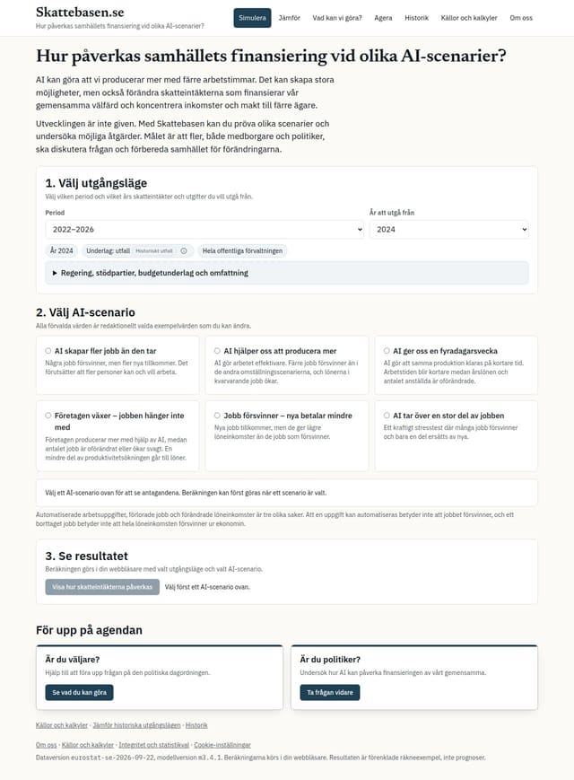 Skärmdump av Skattebasen