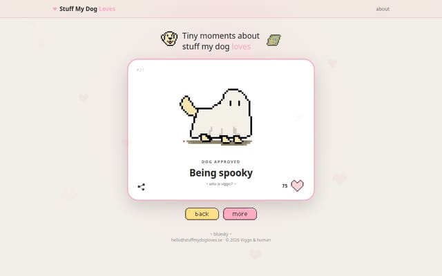 Skärmdump av Stuff My Dog Loves