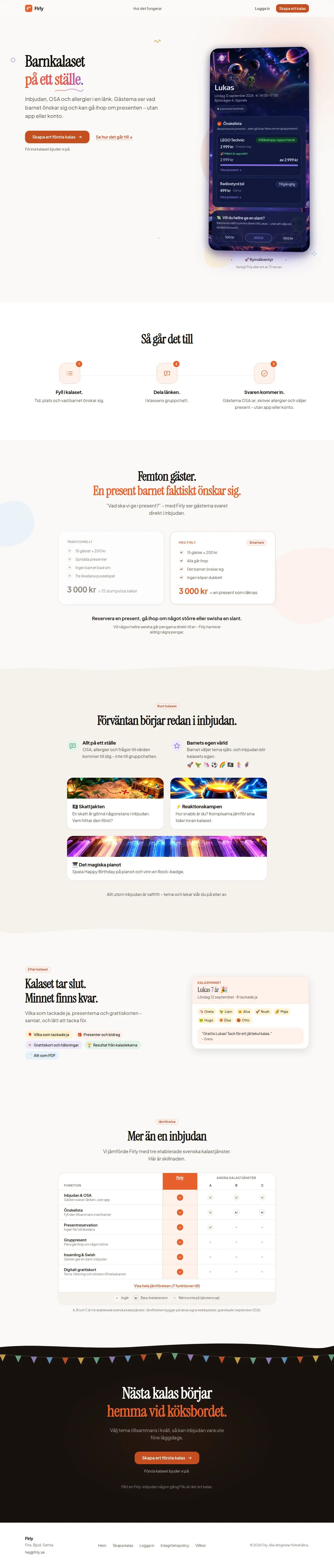 Skärmdump av Firly