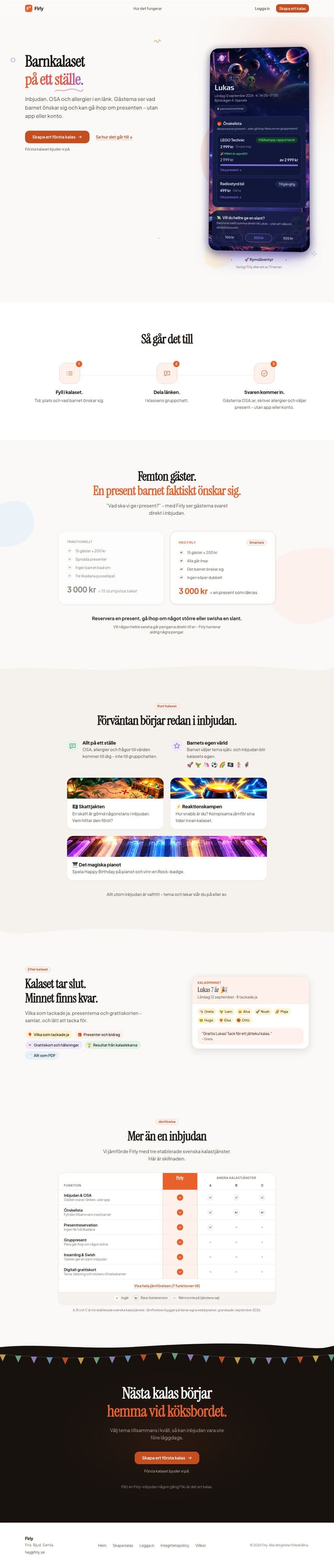 Skärmdump av Firly